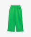 Широки трикотажни панталони зелени за момиче Gulliver