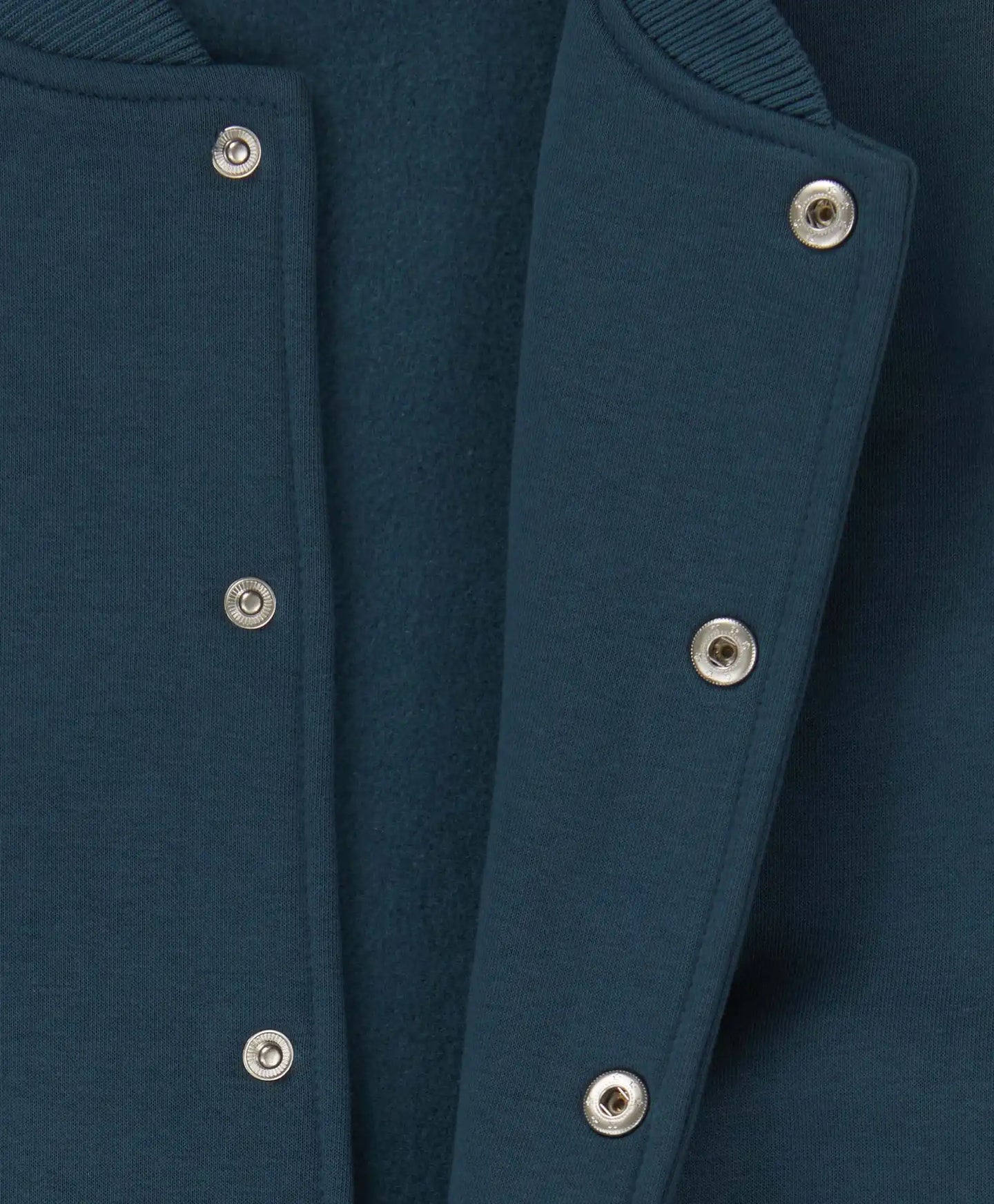 Бомбър подплатен с копчета светлосин детски Button Blue