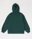 Худи подплатено с цип, качулка и принт зелено за момче Button Blue