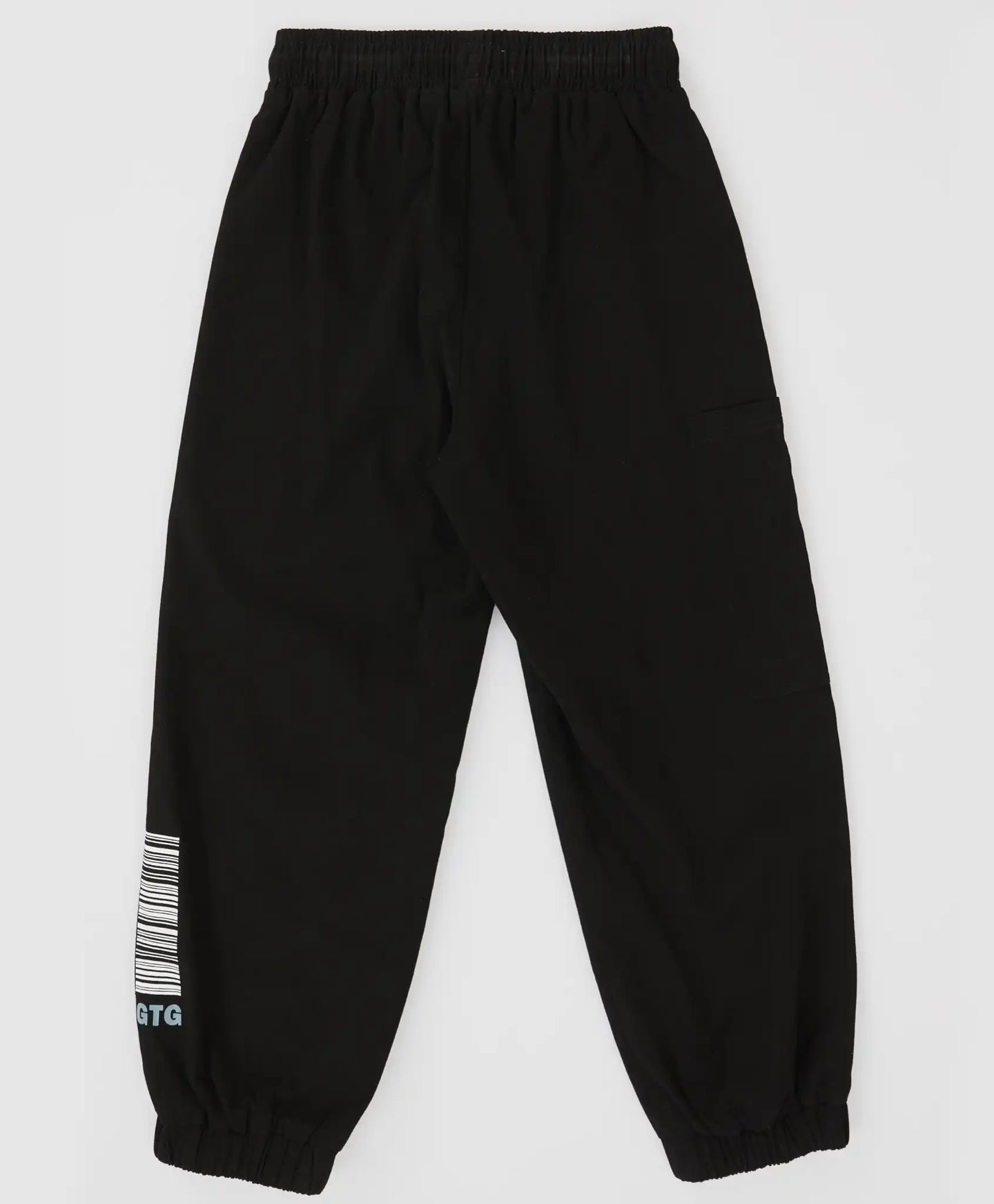 Джогъри карго с три джоба и ластичен колан черни за момче Button Blue