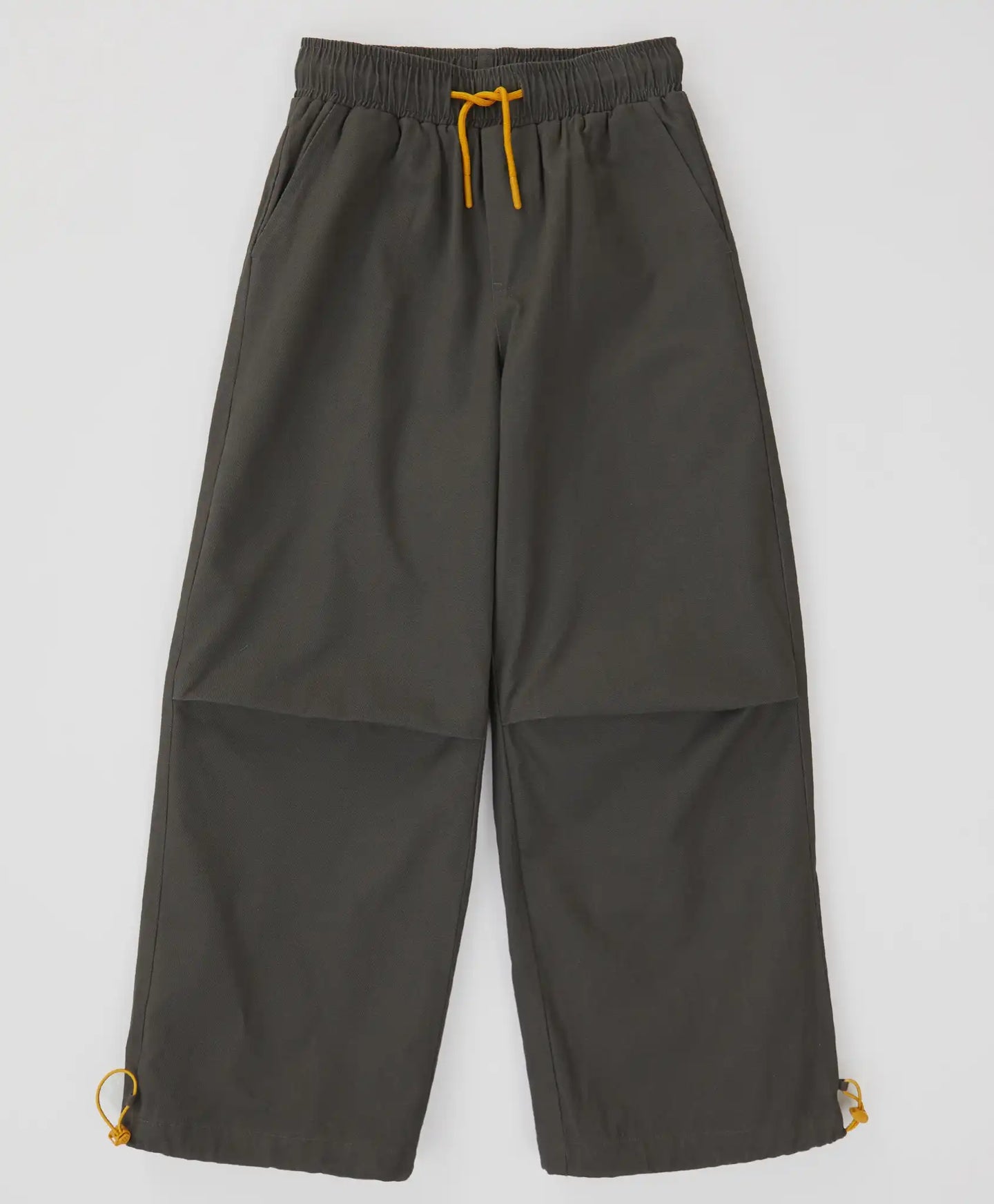 Панталони с плисета и регулиране на ширината на крачолите сиви за момче Button Blue