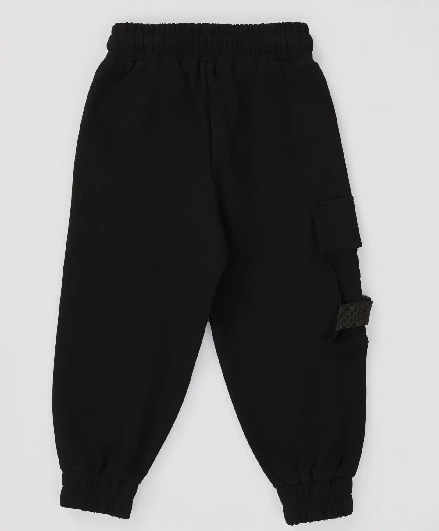 Панталони джогъри с ластичен колан и три джоба черни за момче Button Blue