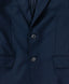Вталено класическо сако синьо Button Blue