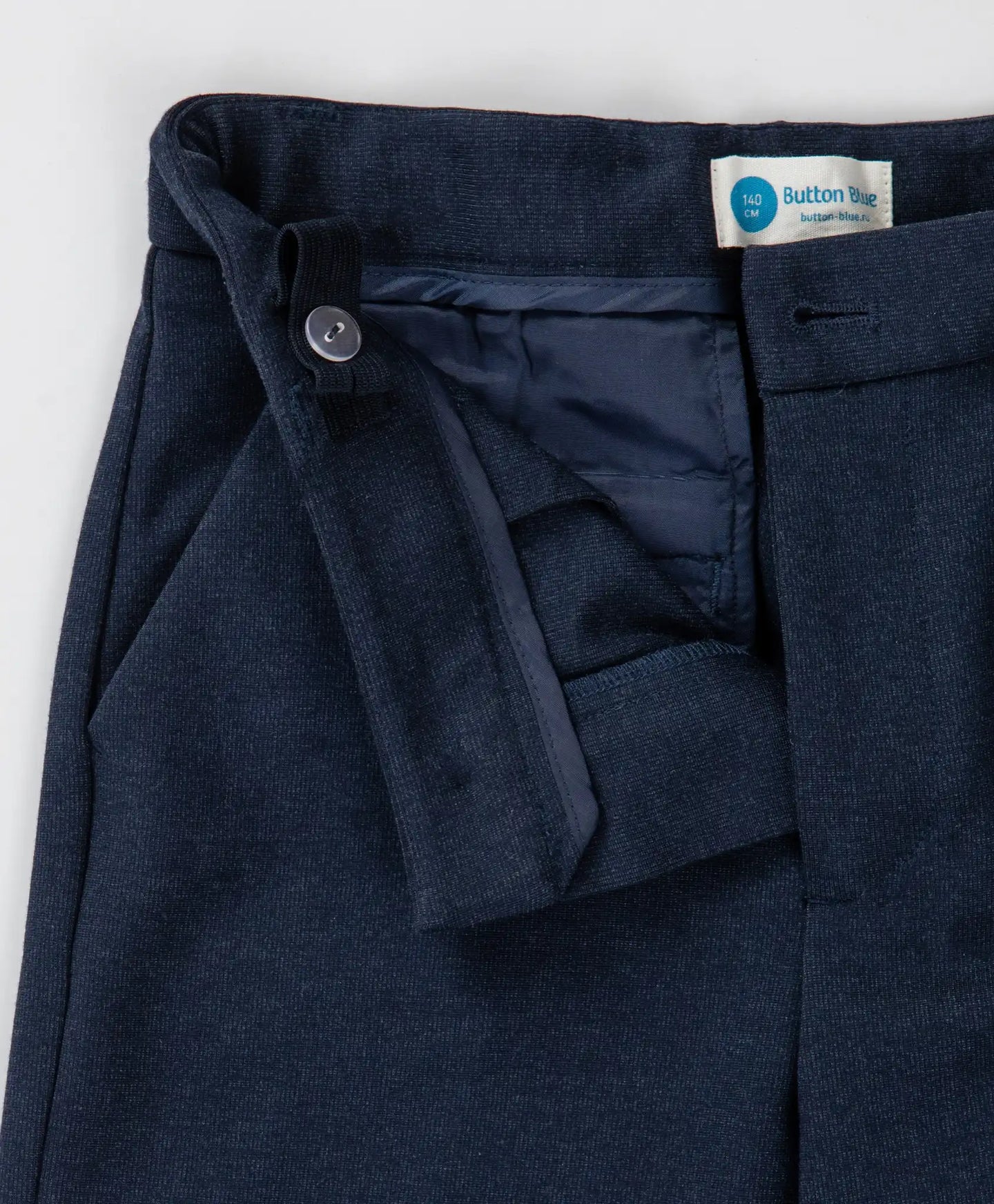 Трикотажни панталони сини Button Blue