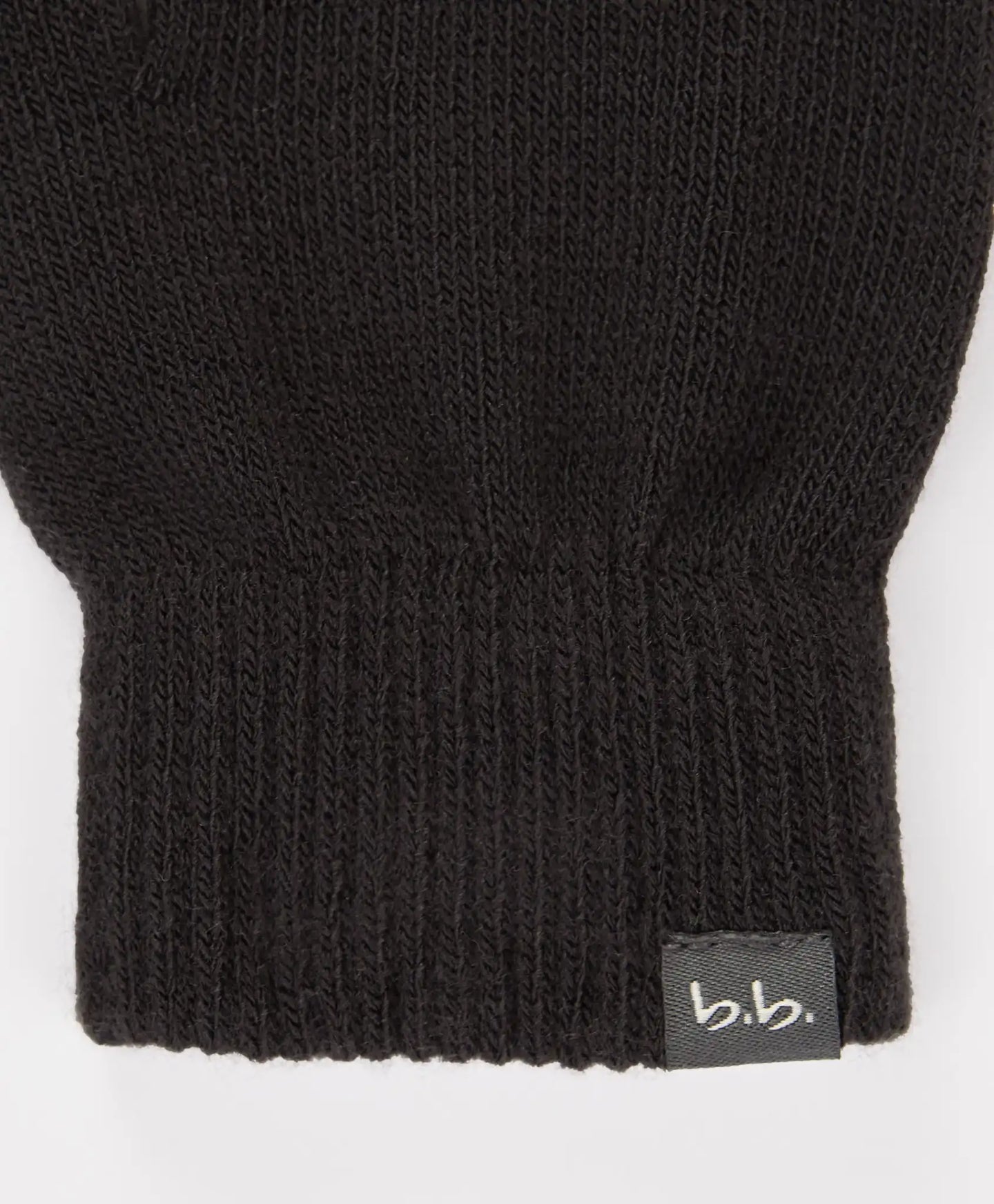 Ръкавици плетени сиви детски Button Blue