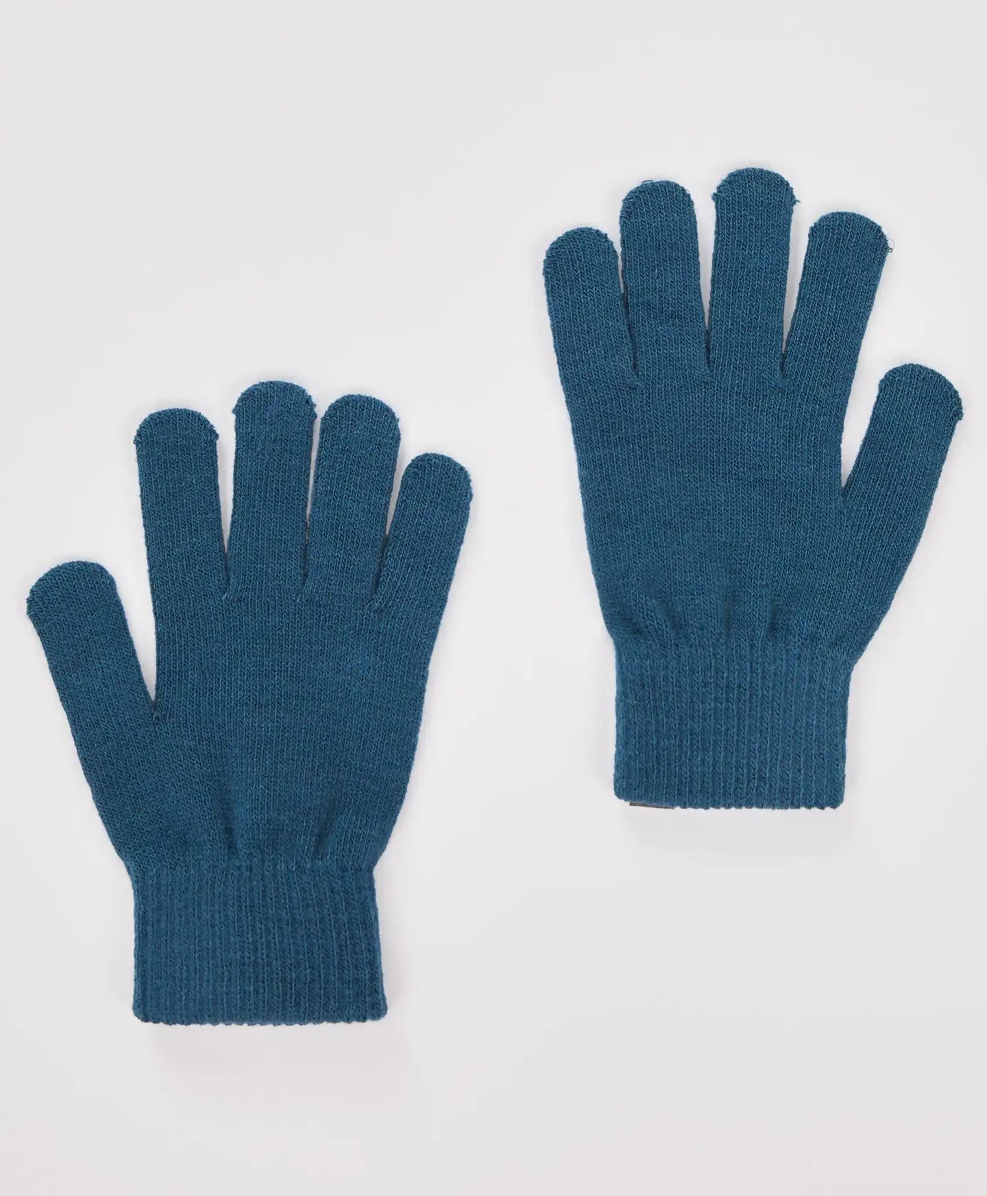 Ръкавици плетени сини детски Button Blue