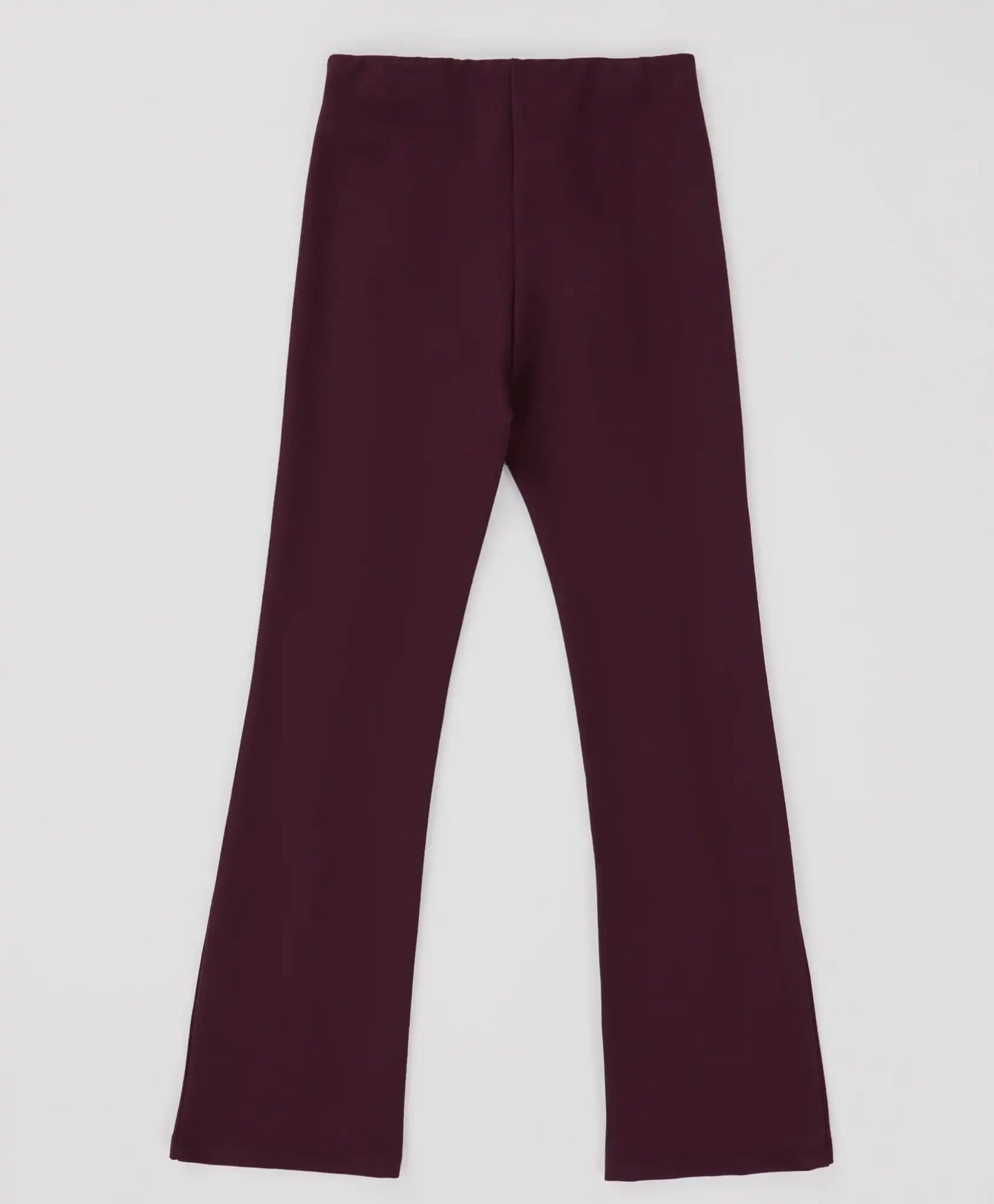 Трикотажни панталони буткат с разрези отпред лилави за момиче от Button Blue