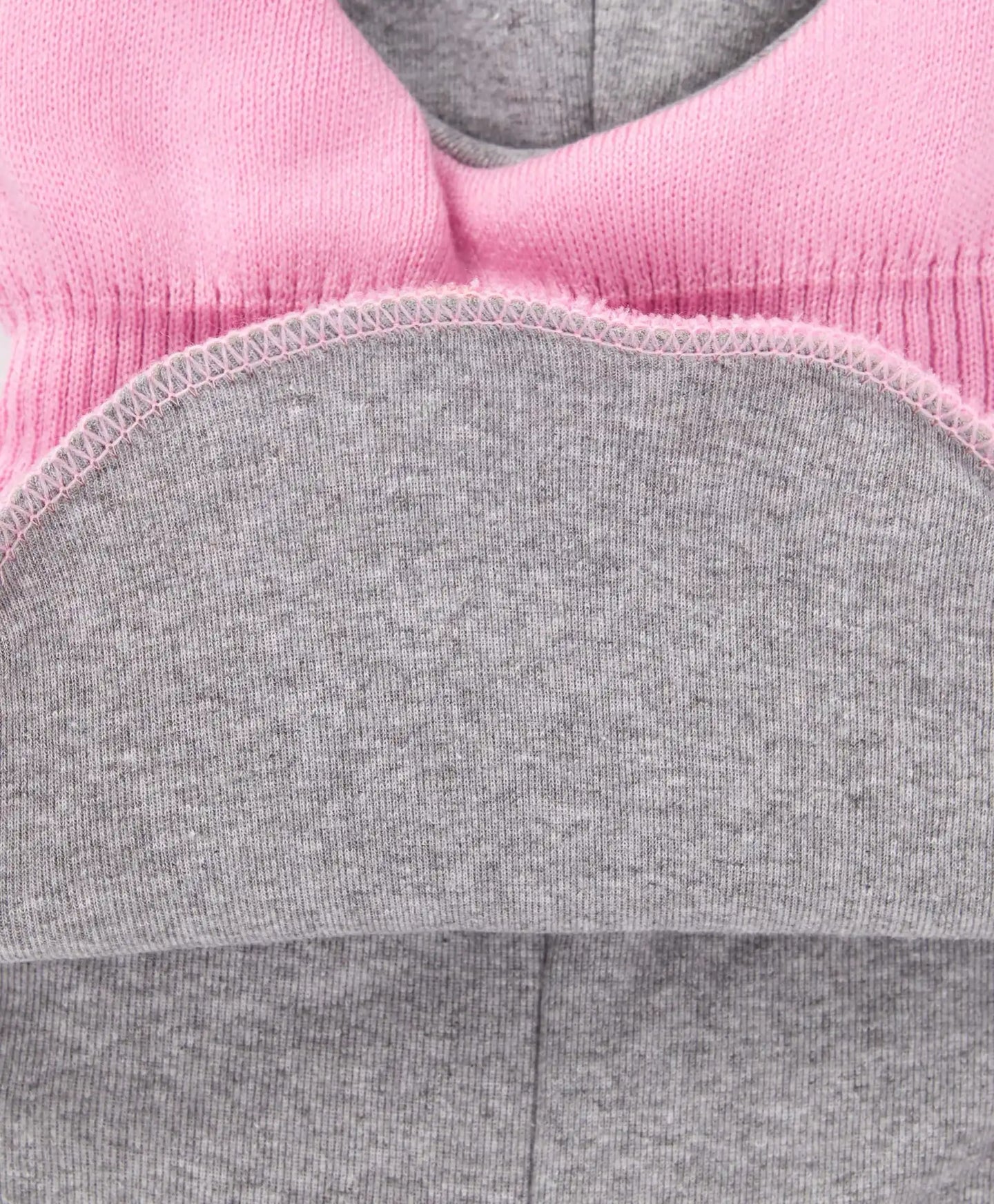 Балаклава подплатена с помпон розова за момиче Button Blue