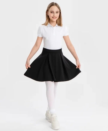 Поло тениска с яка и къс ръкав бяла Button Blue