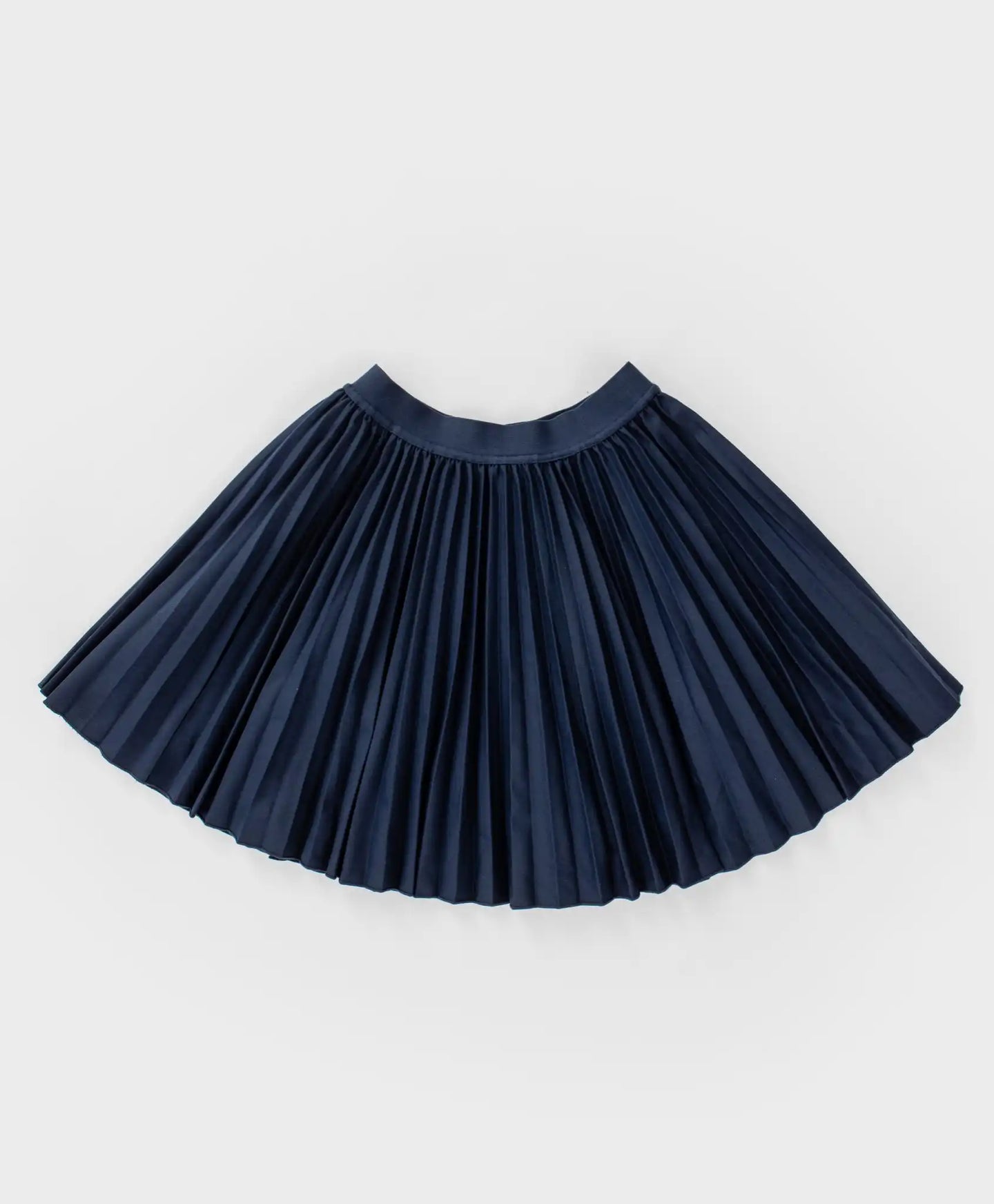 Плисирана пола с ластичен колан синя Button Blue