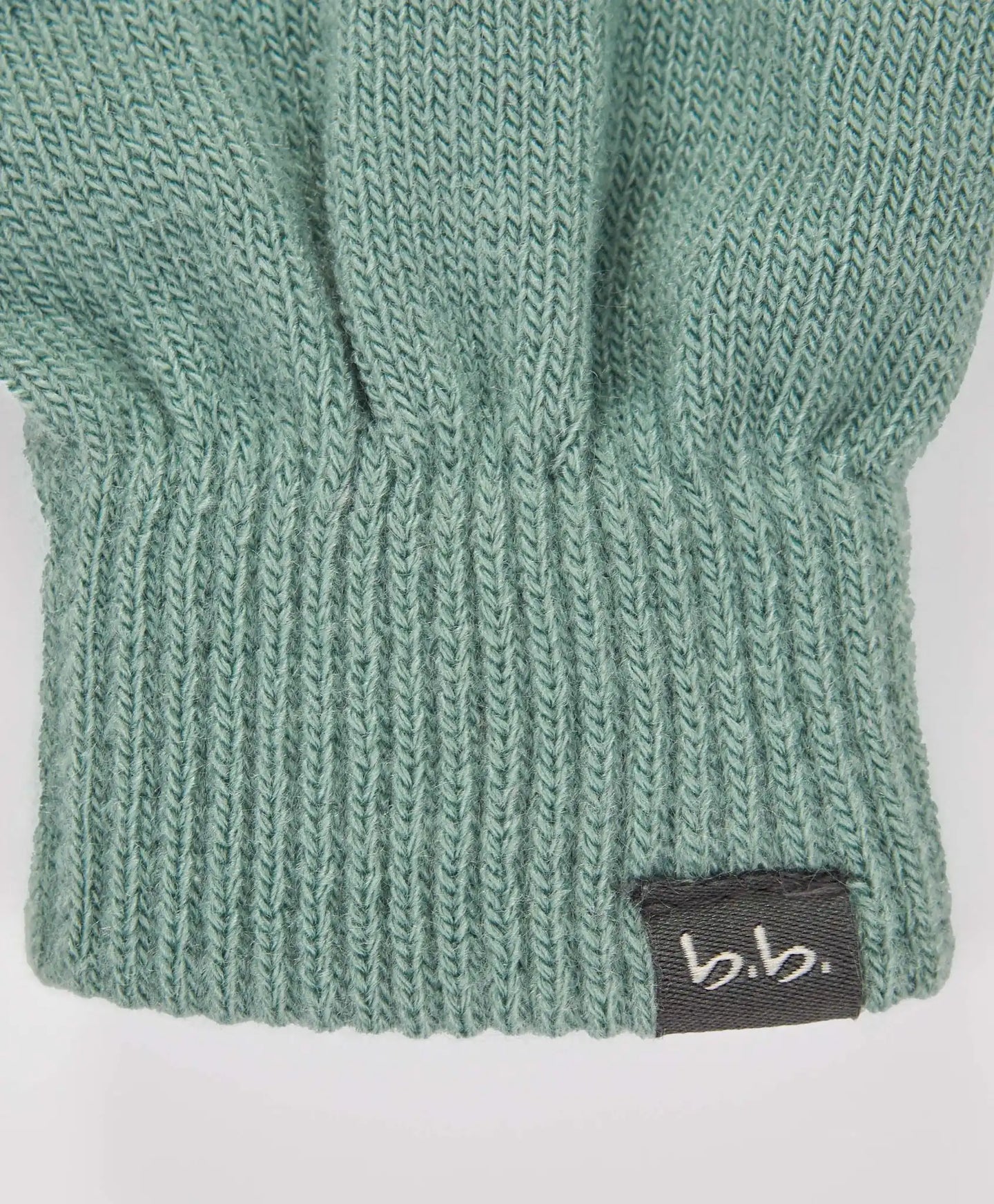 Ръкавици плетени зелени детски Button Blue