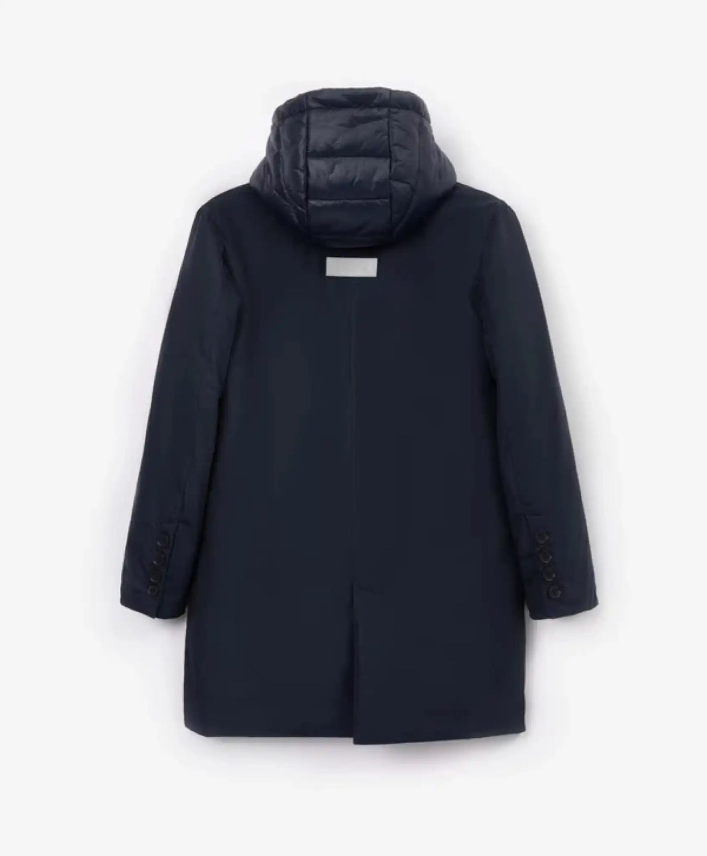 Палто от водоотблъскващ плат с подвижна манишка с качулка синьо за момче Gulliver