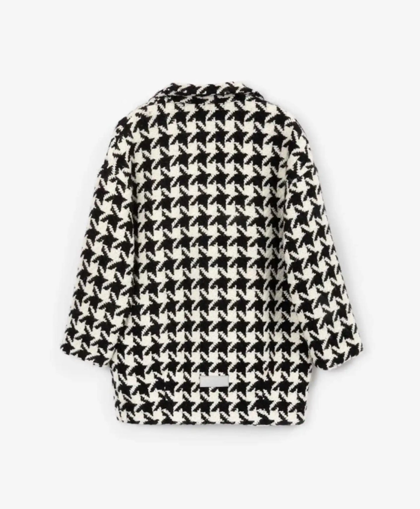 Палто с шарка "пие-де-пул", черно-бяло за момиче Gulliver