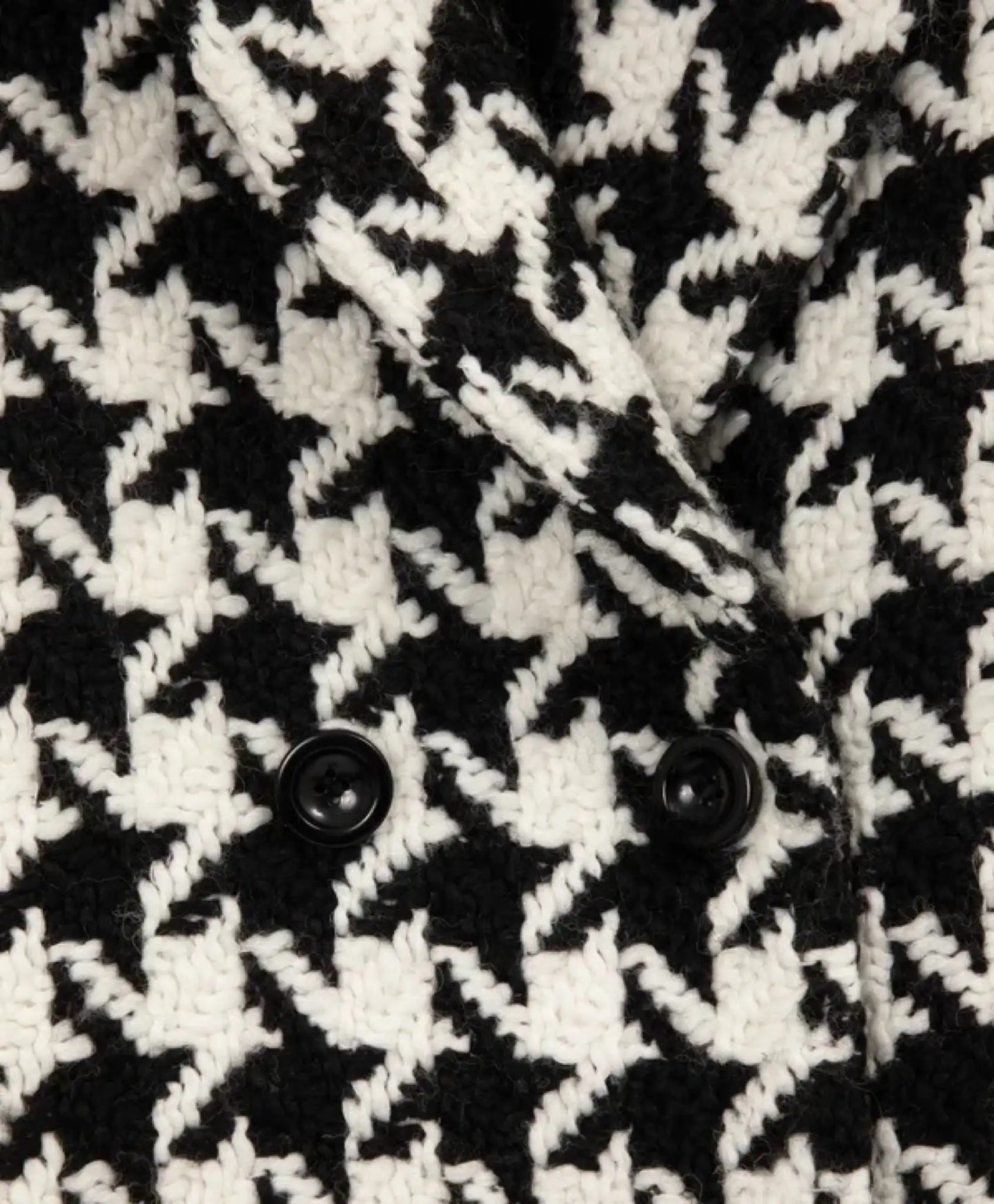 Палто с шарка "пие-де-пул", черно-бяло за момиче Gulliver