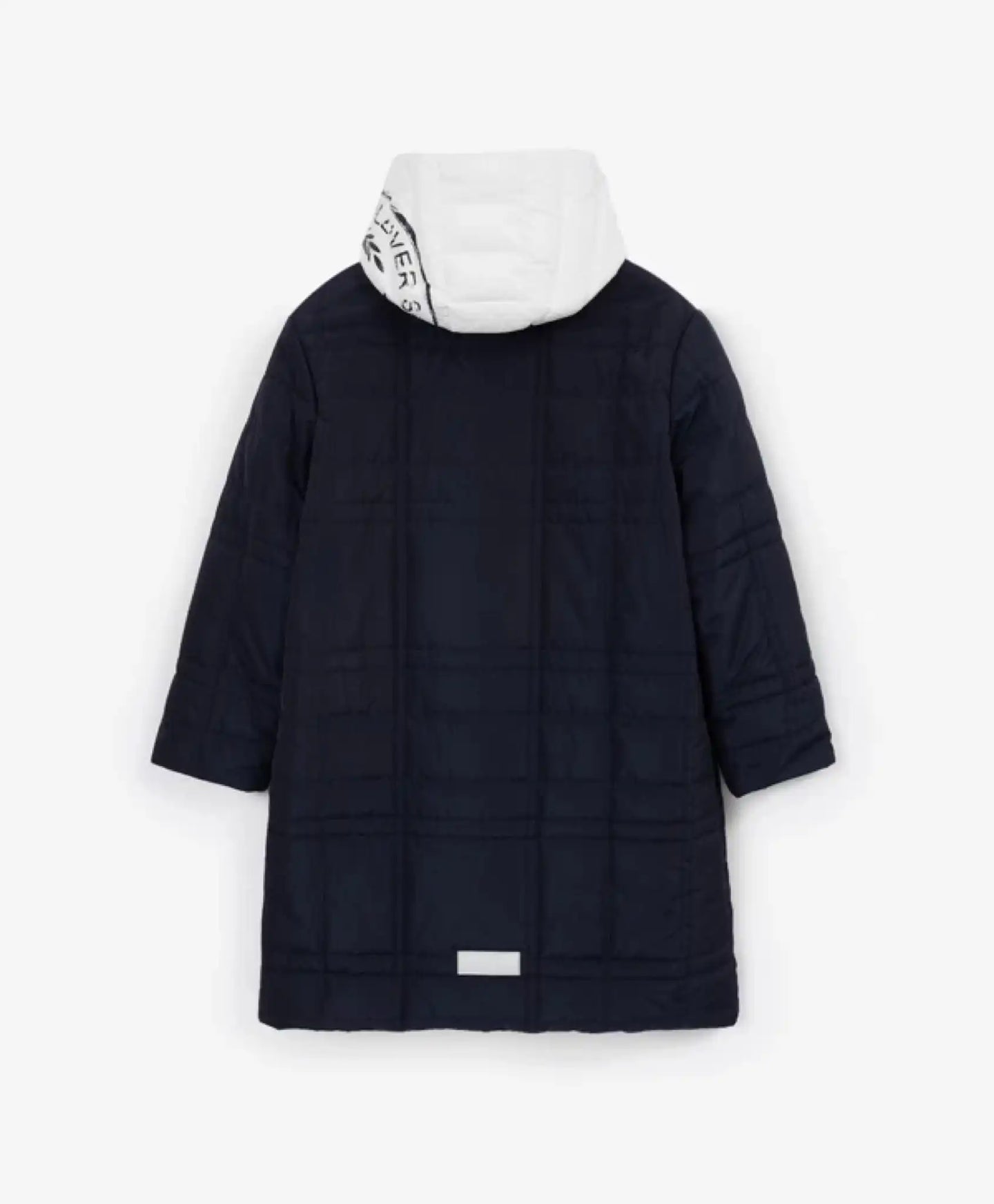 Палто за преходните сезони от водоотблъскващ плат с подвижна манишка синьо за момиче Gulliver