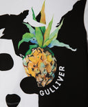Бяла тениска с принт Gulliver