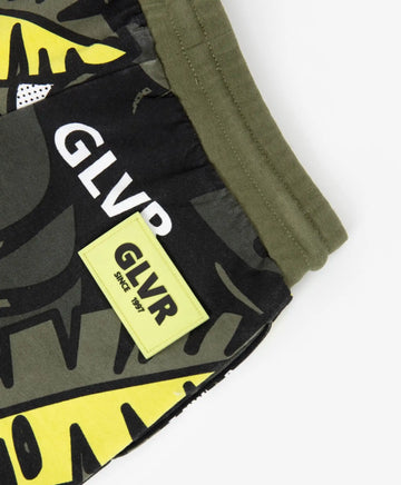 Свободен суичър панталон с ярък цвят каки Gulliver