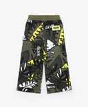 Свободен суичър панталон с ярък цвят каки Gulliver