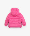 Дъждобран с качулка с лек мокър блясък розово Gulliver