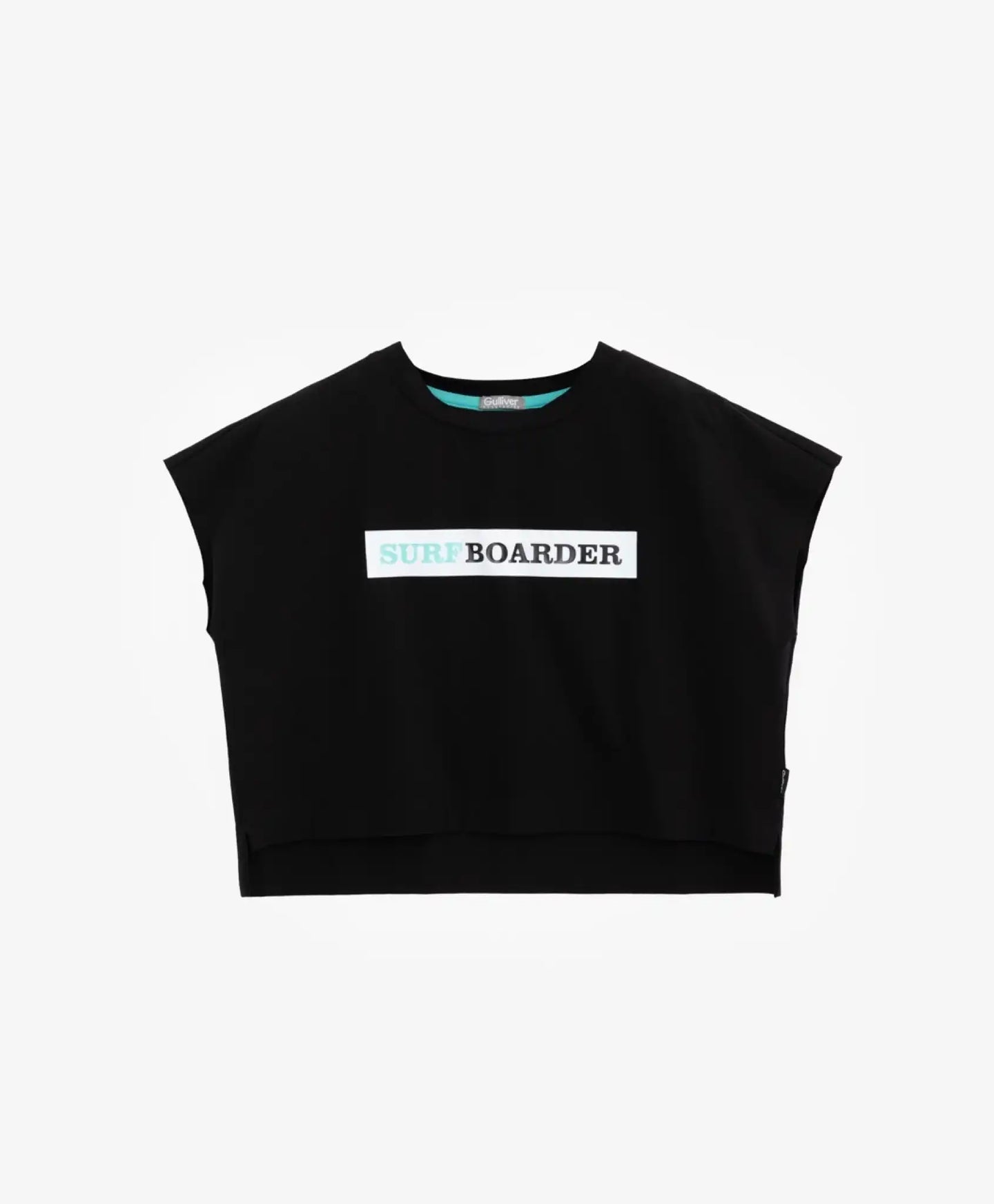 Тениска с тип щампа черен Gulliver