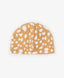 Шапка с животинска шарка бежова