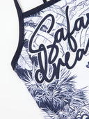 Бански костюм от едно парче - бял, Gulliver