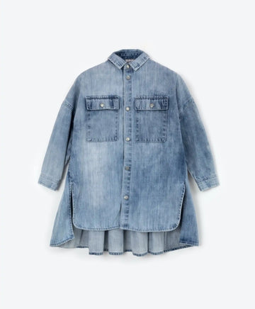 Рокля тип дънкова риза - синя, Gulliver