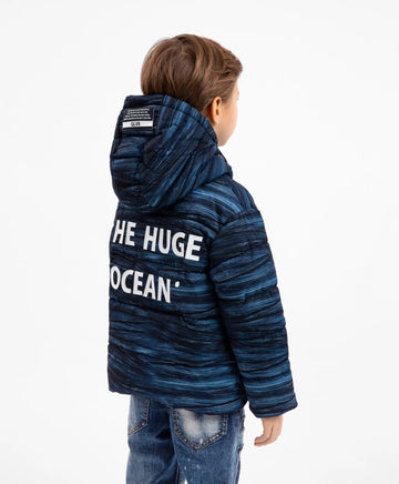 Демисезонно ватирано синьо яке, Gulliver