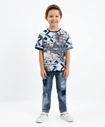 Дънки slim - сини, Gulliver