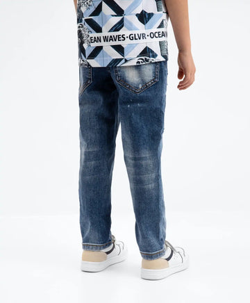 Дънки slim - сини, Gulliver