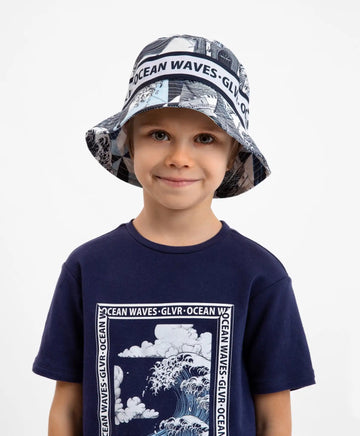 Шапка панама от памук черна, Gulliver