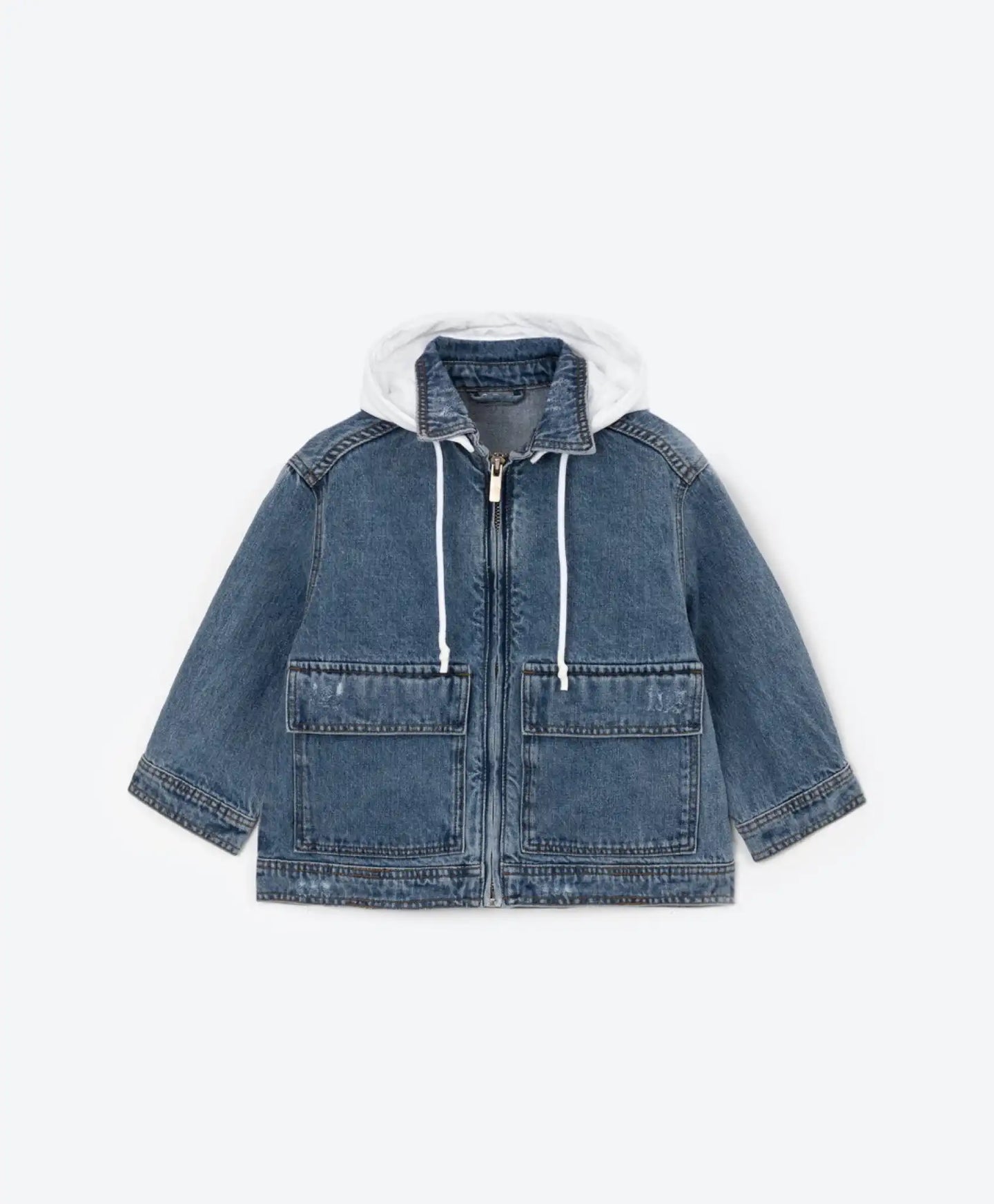 Дънково яке с качулка - cиньо, Gulliver