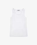 Трикотажен бял за МОМИЧЕ основен изглед