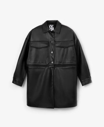 Кожен черен трансформиращ тренчкот, Gulliver