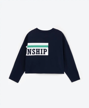 Тениска с дълъг ръкав - синя, Gulliver