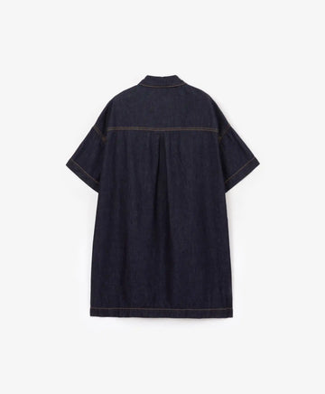 Тънка синя дънкова рокля с риза, Gulliver