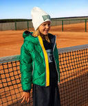 Демисезонно яке зелено за МОМИЧЕ основен изглед