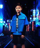 Голяма синя риза за МОМЧЕ основен изглед