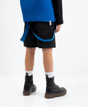 Дънкови шорти с еластична кръпка - черни, Gulliver