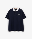 Поло от пике - синьо за МОМЧЕ основен изглед