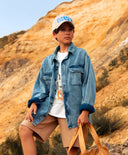 Дънково сиво яке за МОМЧЕ основен изглед