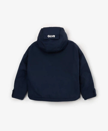 Демисезонно яке матово-синьо с качулка, Gulliver
