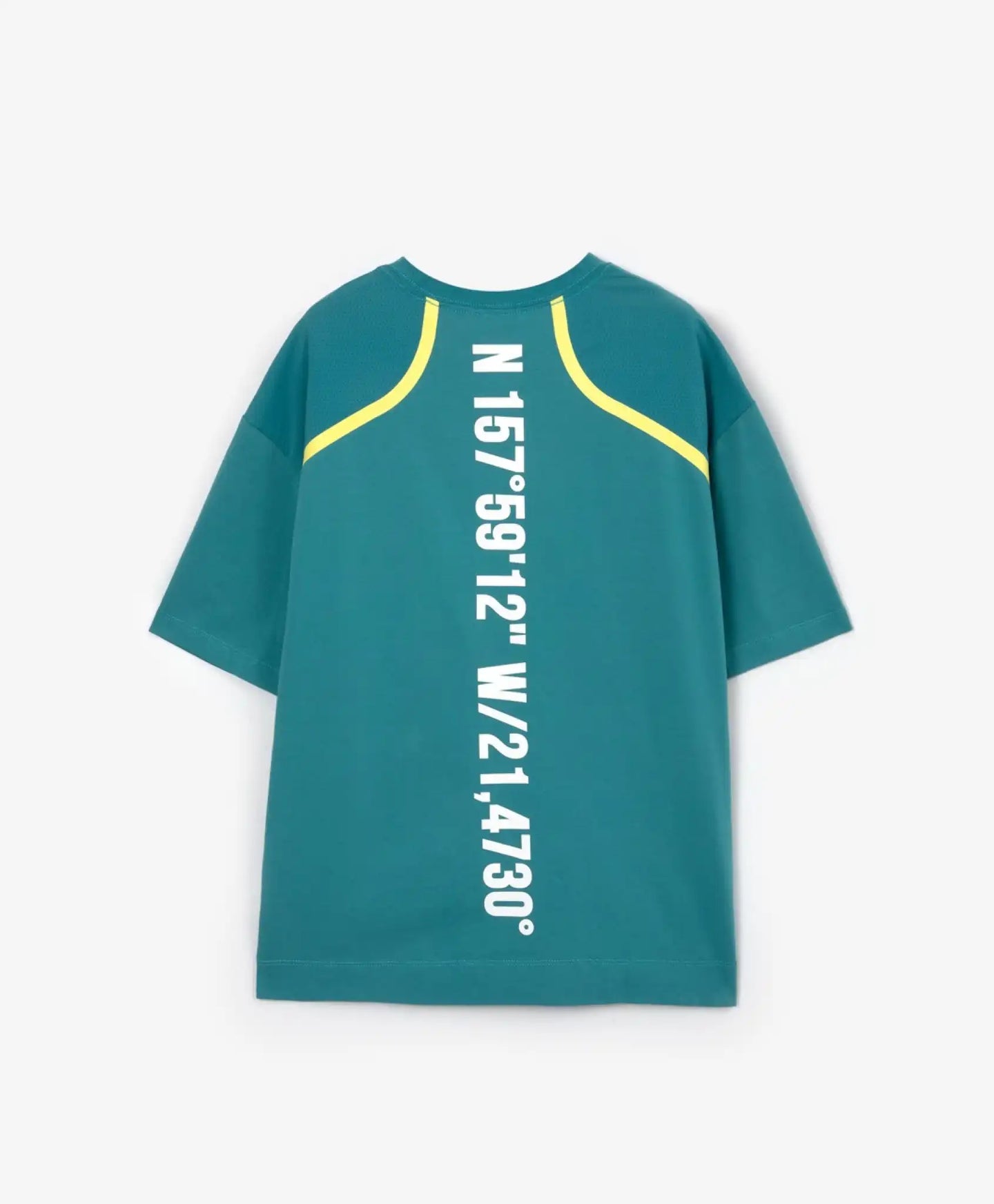 Тениска с къс ръкав с голям принт тюркоаз, Gulliver