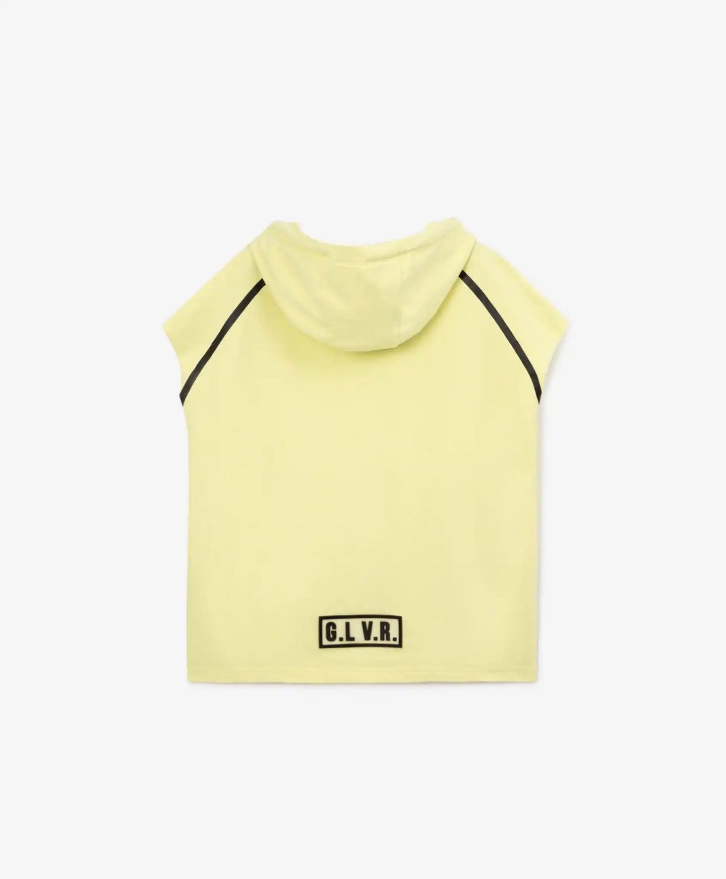 Плетен елек с качулка - жълт, Gulliver