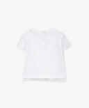 Тениска с цветен принт - бяла, Gulliver