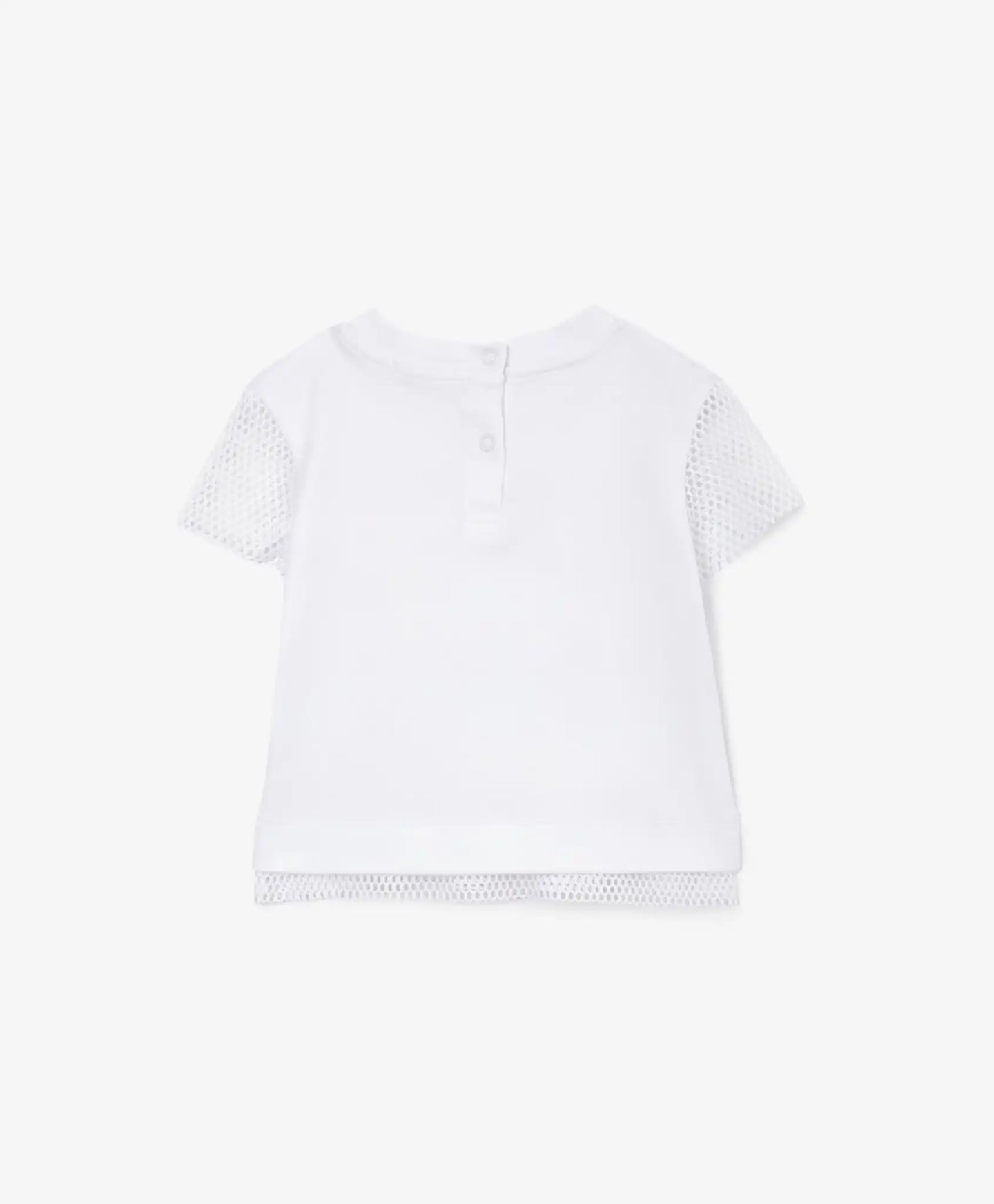 Тениска с цветен принт - бяла, Gulliver