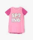 Розова рокля за МОМИЧЕ основен изглед