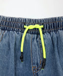 Дънки с колан и маншети - сини, Gulliver