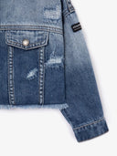 Дънково яке с ресни по долния ръб на Gulliver