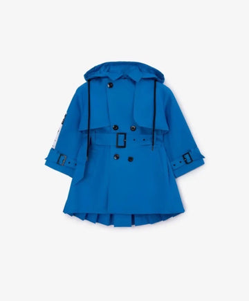 Двубортно палто в модерен кобалтов син цвят на Gulliver